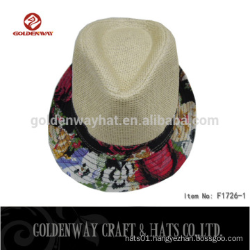 Hot Sale High Quality Paper Fedora Hat